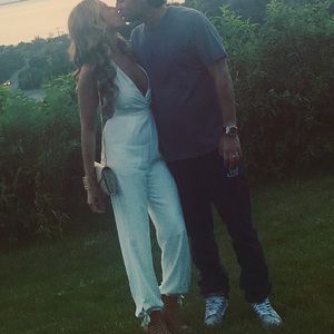 White v cut jumpsuit